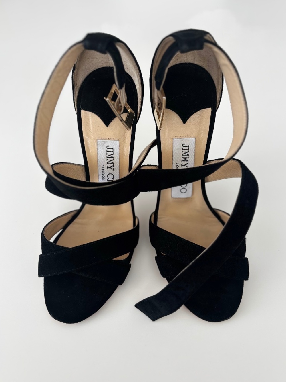 Jimmy Choo Black Suede Heels